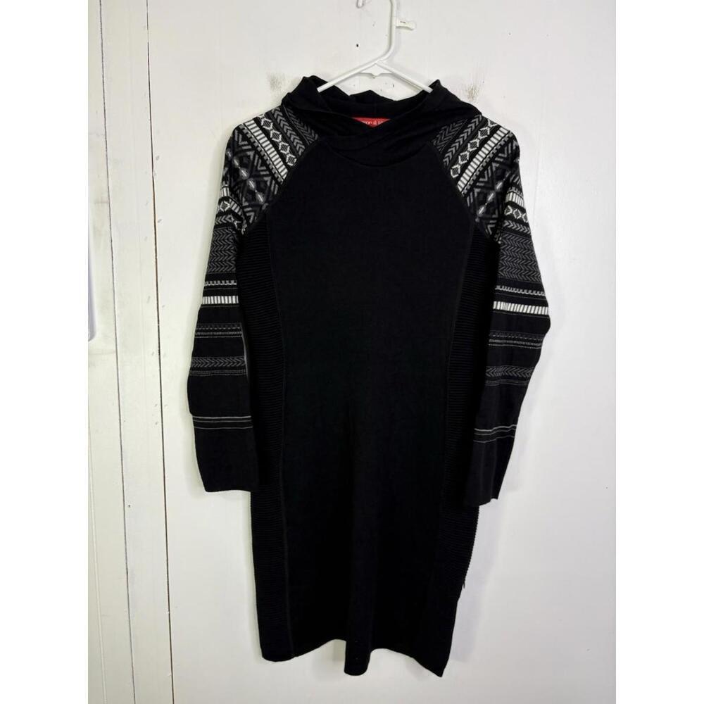 Krimson Klover Dress Womens S Mover Maker Hooded Sweater Fair isle Merino Wool